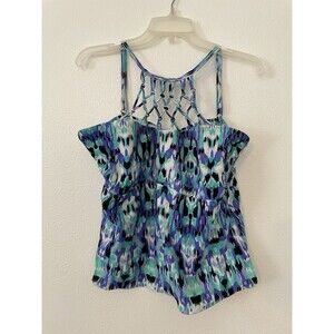 COLLECTIONS BY CATALINA TOP CATALINA GEOMETRIC WOMEN'S SWIMSUIT SIZE XL